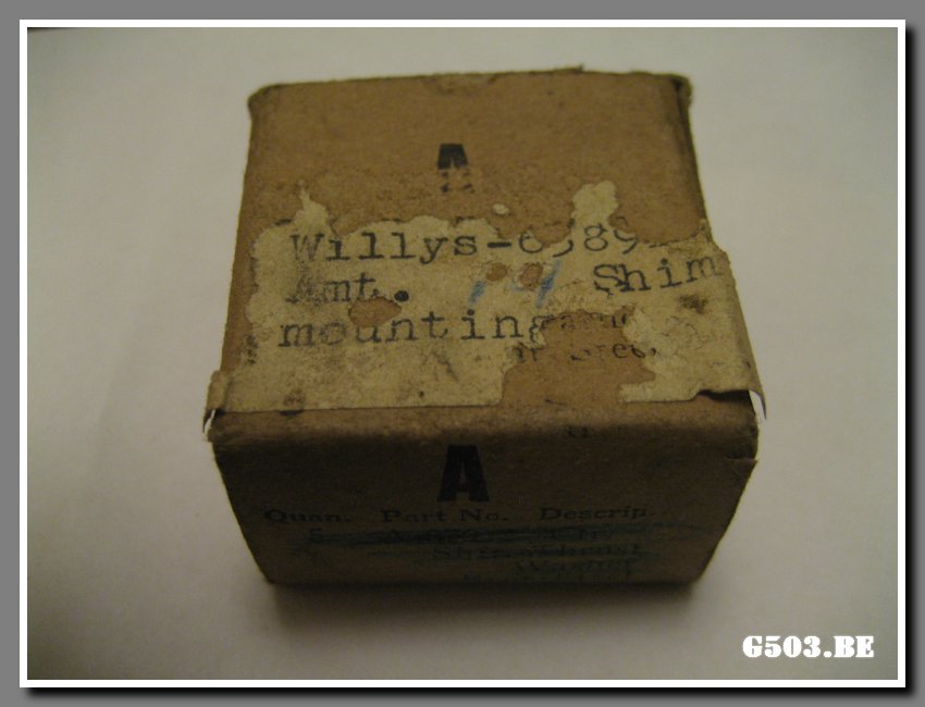 Steering Box Shims 3